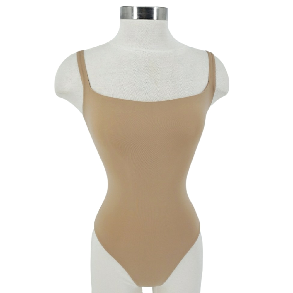 SKIMS Nude Shapewear Thong Bodysuit